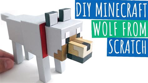 Minecraft Papercraft Wolf