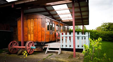 The Victorian Railway Carriage Train Carriage In Suffolk Canopy And Stars