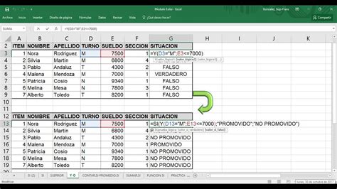 Función Si Combinada Si Y Ejercicio 2 Modulo 3 Y 4 Curso Sena