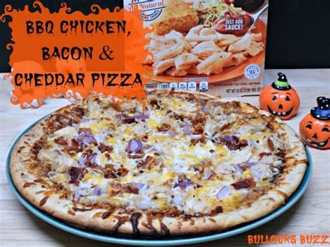 Bbq Chicken Bacon And Cheddar Pizza Smokehousebbq Recipe Delicious