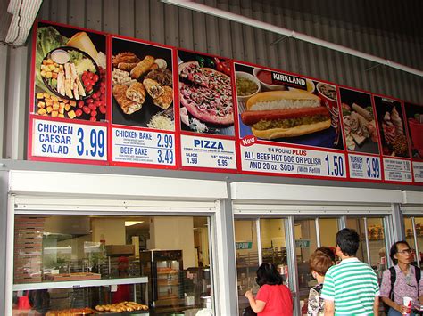 The food court at france's single costco warehouse sells melty ham and cheese croissants with mustard, as well as chicken tenders chicken strips and hamburgers are on the menu at certain canadian costcos. Costco Food Court: Eat This, Not That - Tasty Island