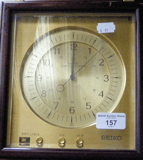 Sold At Auction A Seiko Model Qm20 Marine Quartz Chronometer