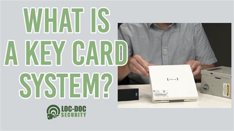 What Is A Key Card System Youtube