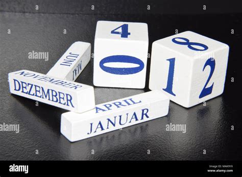 Calendar Dice Showing The Date Of The First Of January Happy New Year