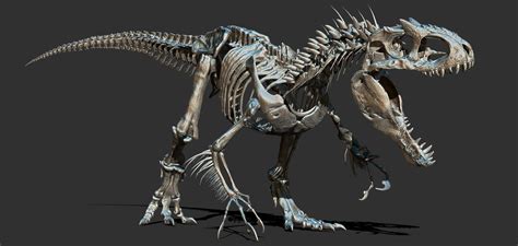 Artstation Indominus Rex Skeleton By Vi Models Vitamin Imagination Jurassic World