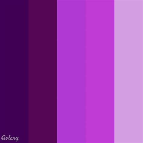 Image Detail For Shades Of Purple Palette Made In Aviary Color