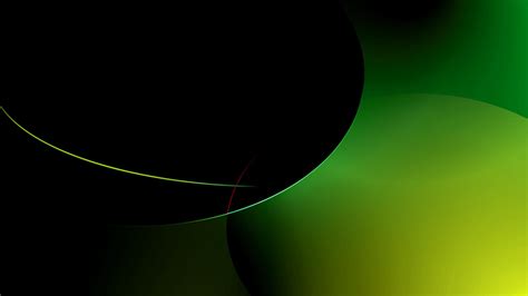 🥇 Green Abstract Black Yellow Wallpaper 26930
