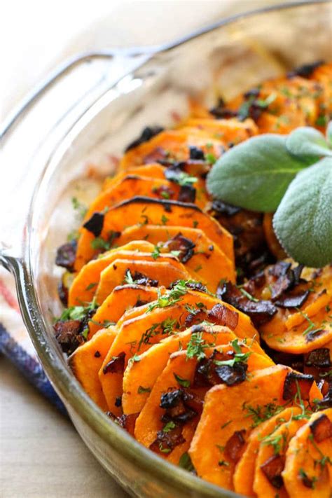 Scalloped Sweet Potatoes With Bacon Whole30 Paleo Prepare Nourish