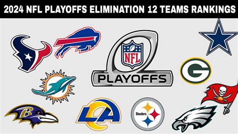 2024 Nfl Playoffs Elimination 12 Teams Rankings Youtube