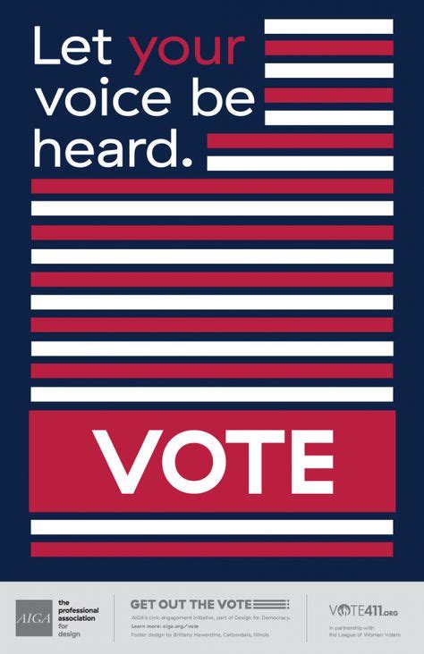 Design A Poster For Aigas 2016 Get Out The Vote Campaign Get Out The