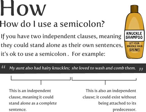 How To Use A Semicolon From The Oatmeal Semicolon Good Grammar