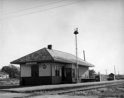 Missouri Pacific Railroad Depot Blue Rapids Kansas Kansas Memory