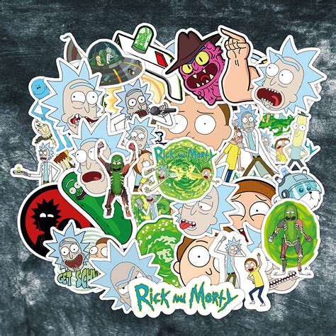 Rick And Morty Stickers Pack Morty Stickers Etsy Singapore