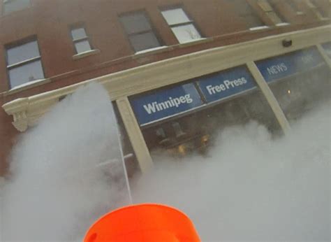 North Americans Have Fun With Hot Water Cold Air Winnipeg Free Press