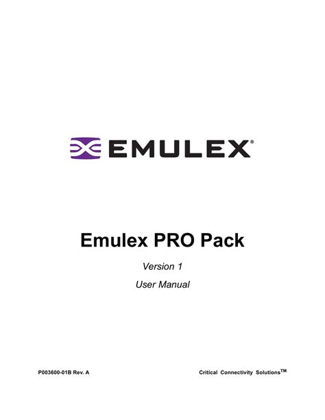 Pro Pack User Manual Manualzz