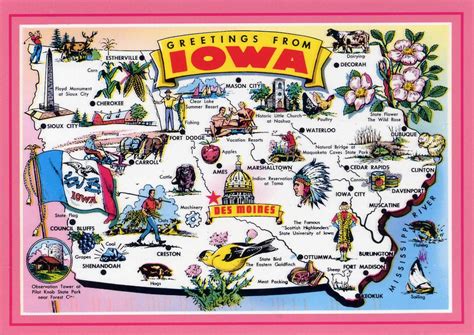 Iowa State Map Usa Esther Maddeleine5 Desde Ames Usa Flickr