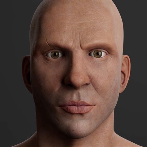 Artstation Realistic Human Head