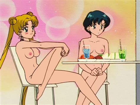 Rule 34 2girls 90s Accurate Art Style Ami Mizuno Barefoot Bishoujo Senshi Sailor Moon Breasts
