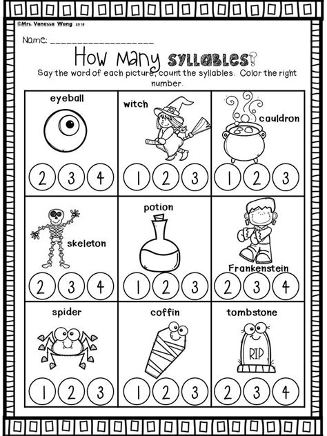Halloween Kindergarten Worksheets And Activities The Resources