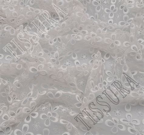Luxury Embroidered Organza Fabric Exclusive Bridal Fabrics From