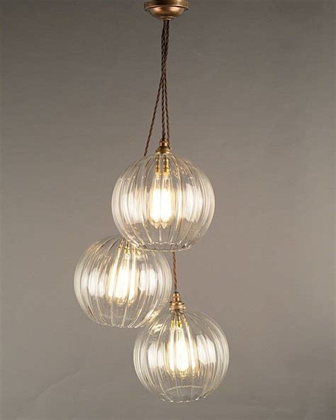 Customisable Glass Globe Cluster Ceiling Light Hereford Industrial