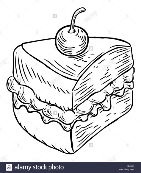 Cake Drawing Template At Getdrawings Free Download