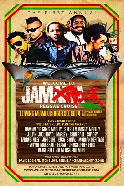 years welcome to jamrock reggae cruise 2023