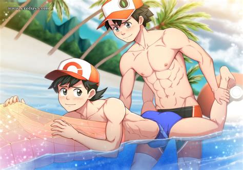 Page 1 Gay Comics Suiton00 Pokemon Lets Go Red X Chase Erofus Sex