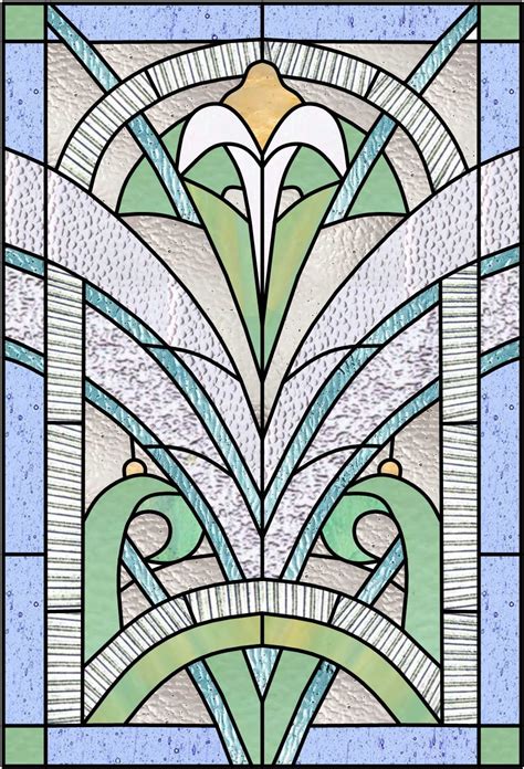 Art Deco And Nouveau Stained Glass Windows Art Deco Stained Glass