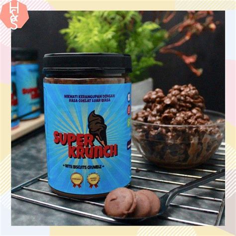 Siapa je yang tak kenal choco jar leleh ni kan? Choco Jar Super Krunch (290g) EN | Shopee Malaysia