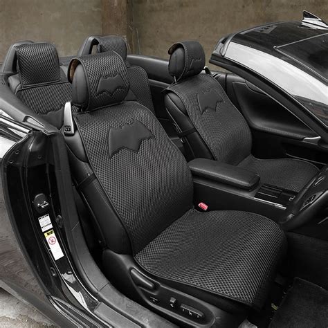 Pink 9pcs Universal Car Seat Covers Full Set For Mini