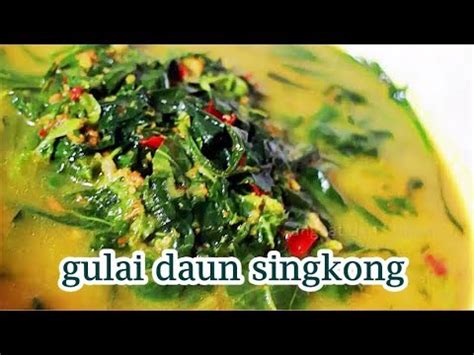 Salah satu sayur dedaunan yang paling digemari banyak orang. Resep gulai daun singkong sederhana rumahan enak - YouTube
