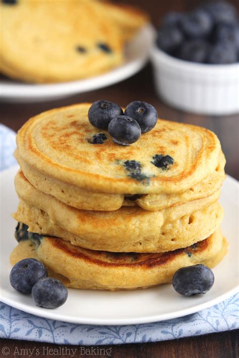 The Ultimate Healthy Blueberry Buttermilk Pancakes Amys