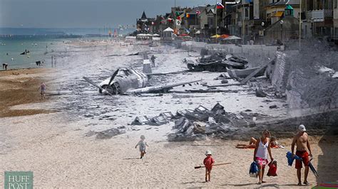 11 Incredible D Day Landing Pictures That Show The Beaches Then And Now