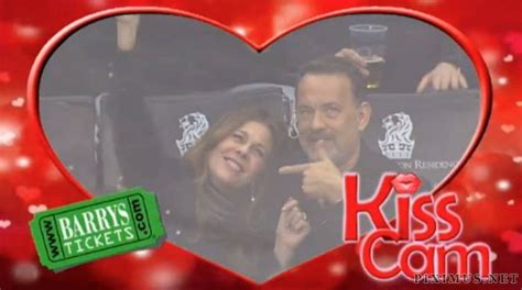 Tom Hanks And Rita Wilson Get Caught By Kiss Cam Celebrities
