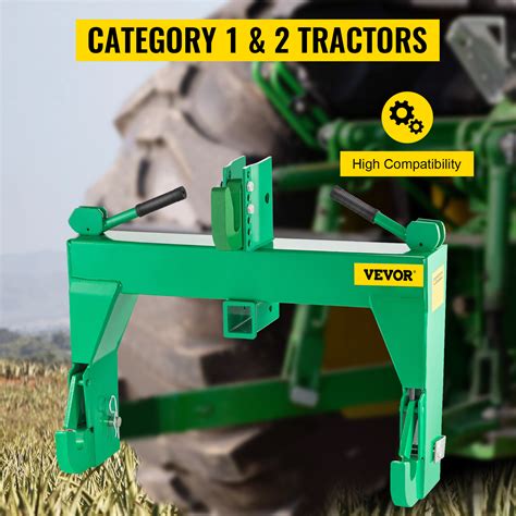 VEVOR 3-Point Quick Hitch, 3000 LBS Lifting Capacity Tractor Quick