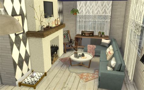 Sims 4 Interior Design Full Of Custom Content Sims 4 Patio Interior