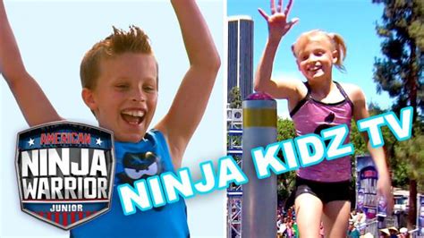 American Ninja Warrior Junior Videos Ninja Kidz Tvs Fastest Runs