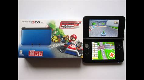 New Nintendo 3ds Xl In Black With Mario Kart 7 3ds Ugel01epgobpe