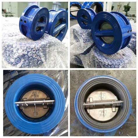 Wafer Check Valve Double Disc Cast Iron 150lb From China Manufacturer