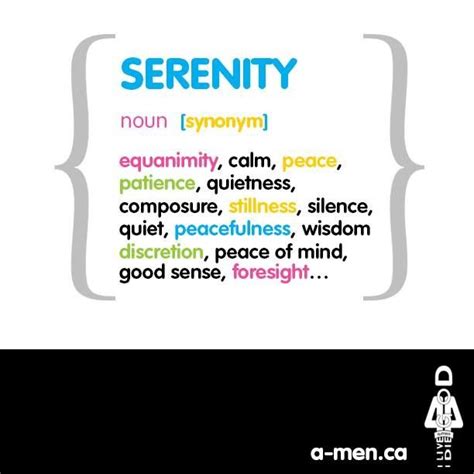 Serenity Noun Synonym Tagamen Likeamen
