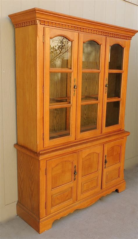 The Backyard Boutique By Five To Nine Furnishings Solid Oak China Hutch