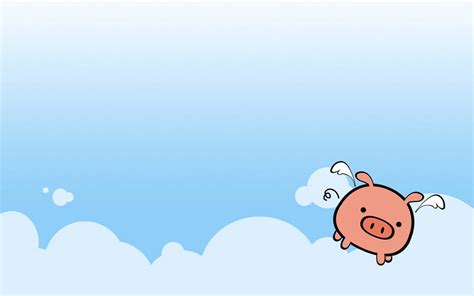 Free Download The Cute Pig Illustrator Wallpaper Comics Desktop
