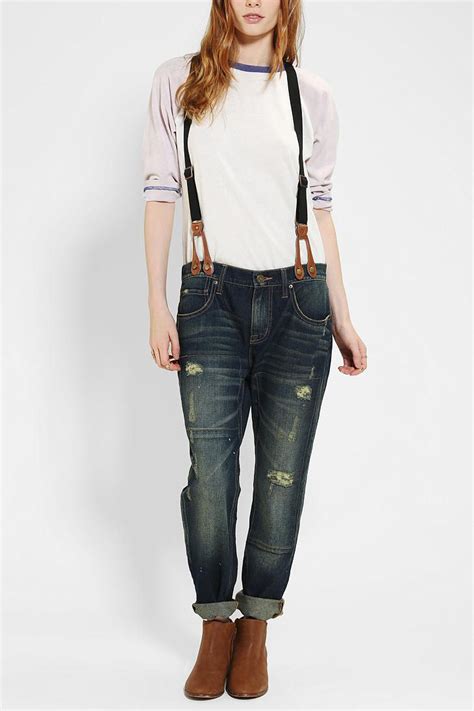 BDG Slim Slouch Suspender Jean Suspender Jeans Suspenders For Women Women Jeans
