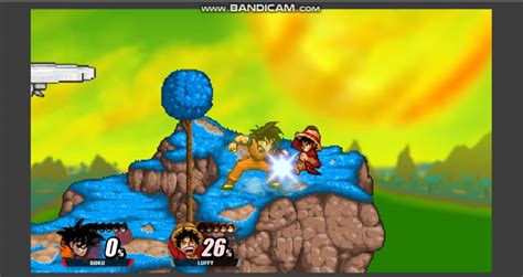 Super Smash Flash 2 Goku Vs Luffy Gameplay Free Download Borrow And