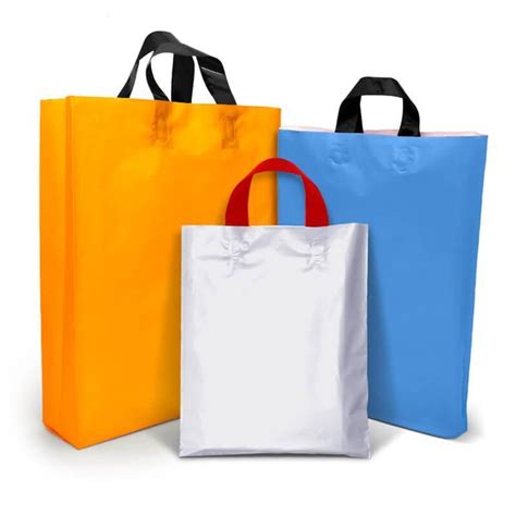 Plain And Printed Plastic Shopping Bags For Shopping Id 2328549633