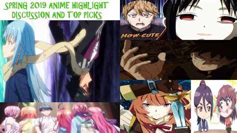 spring 2019 anime highlight discussion and top picks youtube