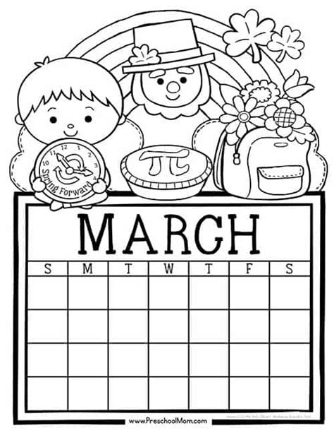 Enjoy all the best parts of story time from the convenience of your home! Preschool Monthly Calendar Printables - Preschool Mom