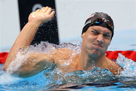 Olympics Swimming American Dressel Wins Mens 50m Freestyle Gold