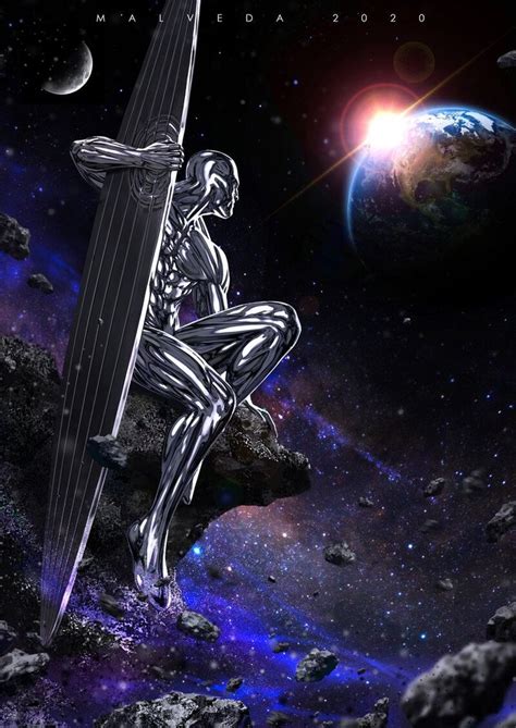 ArtStation Silver Surfer Alex Malveda Silver Surfer Comic Silver Surfer Silver Surfer